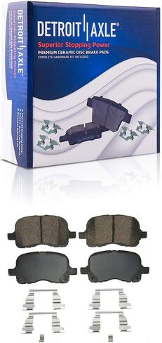 Detroit Axle - Brake Kit for 1998-2002 Toyota Corolla Chevy Prizm Front Disc Brake Rotors Ceramic Brakes Pads Replacement Rear Brake Drums Brake Shoes in Saudi Arabia