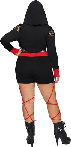 Spooktacular Creations Ninja Costume Women, Halloween Ninja Costume Adult with Mask for Halloween Dress Up Party Cosplay in Saudi Arabia
