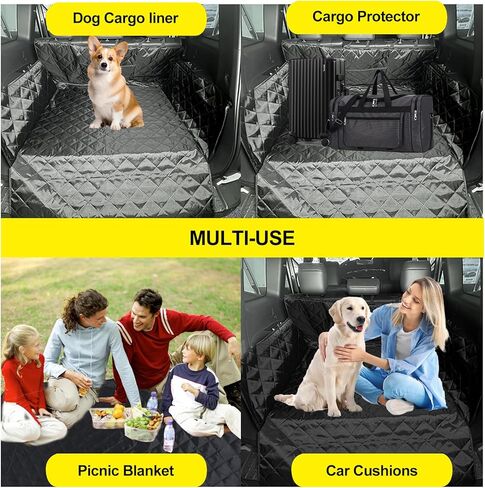 Cargo Liner for Dogs Compatible with Toyota Land Cruiser 250 Prado J250 LC250 2024 2025, Dog Seat Mat Cover Trunk Pet Mat Waterproof Cargo Liner in Saudi Arabia