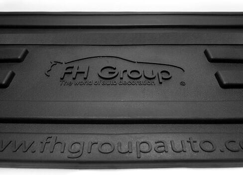 FH Group Universal Fit Rear Bumper Guard with Climaproof All-Weather Premium Multi-Use Cargo Tray Liner Mat Combo Set for Cars, SUVs, Vans, and Trucks in Saudi Arabia