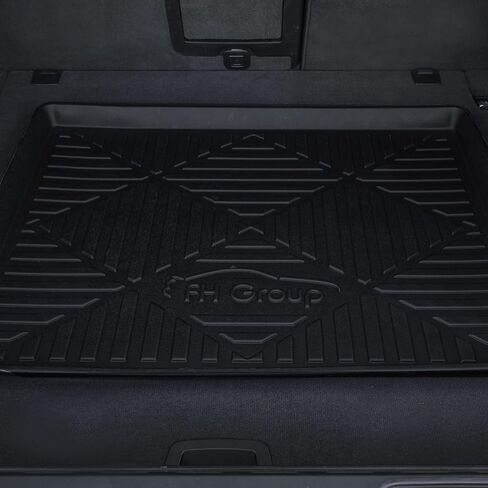 FH Group Universal Fit Rear Bumper Guard with Climaproof All-Weather Premium Multi-Use Cargo Tray Liner Mat Combo Set for Cars, SUVs, Vans, and Trucks in Saudi Arabia