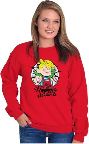 Brisco Brands Retro Old School Dennis The Menace Sweatshirt for Men or Women in Saudi Arabia