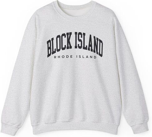 Block Island Rhode Island Adult Unisex Crewneck Sweatshirt in Saudi Arabia