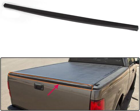 PIT66 Textured Tailgate Molding Cap, Fit Ford F150 2004-2008 Styleside/Lincoln Mark LT 2006-2008, Spoiler Top Protector Cover, FO1920102 5L3Z9940602AAA (Not fit Flareside & 2004 F150 Heritage) in Saudi Arabia