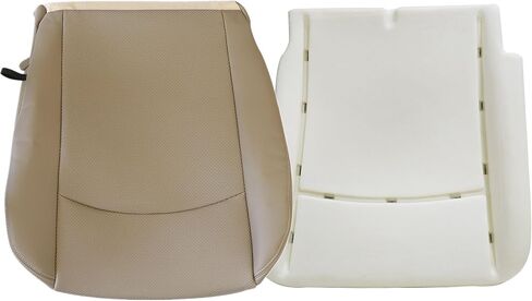 GXARTS Driver Side Bottom Replacement Microfiber Leather Seat Cover and Foam Cushion Pad Compatible with Dodge Ram 1500 2500 3500 4500 5500 Laramie 2009 2010 2011 2012 in Kuwait