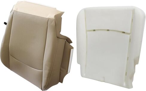 GXARTS Driver Side Bottom Replacement Microfiber Leather Seat Cover and Foam Cushion Pad Compatible with Dodge Ram 1500 2500 3500 4500 5500 Laramie 2009 2010 2011 2012 in Kuwait