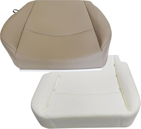 GXARTS Driver Side Bottom Replacement Microfiber Leather Seat Cover and Foam Cushion Pad Compatible with Dodge Ram 1500 2500 3500 4500 5500 Laramie 2009 2010 2011 2012 in Kuwait