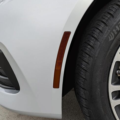 SlickMod PreCut Vinyl Smoke Tint for 2017-2020 BMW 5 Series G30 Side Marker (Dark Smoke) in Saudi Arabia