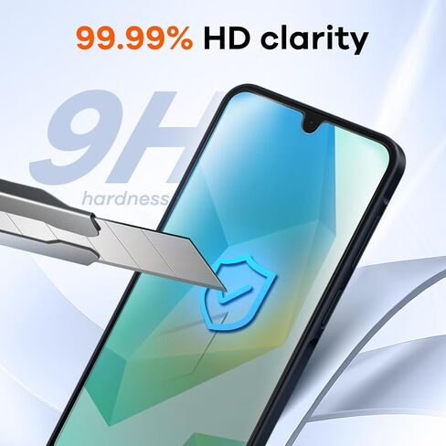 4+4 Pack for Samsung Galaxy A15 5G Screen Protector & Phone Lens Camera Protector, 9H Tempered Glass Cell Phone Protector, Anti-Fingerprint Phone Camera Case in Saudi Arabia