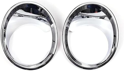 Fit for BMW X1 F48 2016-2019,Car Fog Light Cover,ABS Front Fog Light Frame Lamp Ring Cover Trim,Car Exterior Accessories, Black in Saudi Arabia