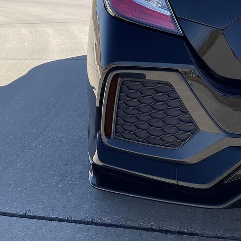 Slickmod Precut Vinyl Smoke Tint لعام 2016 2021 Honda Civic Hatchback Tail Light and Reflector 1. in Saudi Arabia