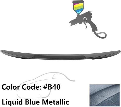 Rear Trunk Spoiler Compatible with 2007-2013 BMW E82 1 Series, M4 Style Unpainted ABS Rear Tail Lip Deck Boot Wing Available by IKON MOTORSPORTS in Saudi Arabia