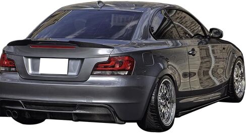 Rear Trunk Spoiler Compatible with 2007-2013 BMW E82 1 Series, M4 Style Unpainted ABS Rear Tail Lip Deck Boot Wing Available by IKON MOTORSPORTS in Saudi Arabia