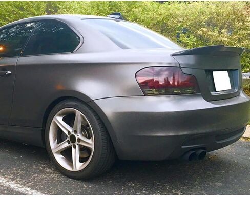 Rear Trunk Spoiler Compatible with 2007-2013 BMW E82 1 Series, M4 Style Unpainted ABS Rear Tail Lip Deck Boot Wing Available by IKON MOTORSPORTS in Saudi Arabia