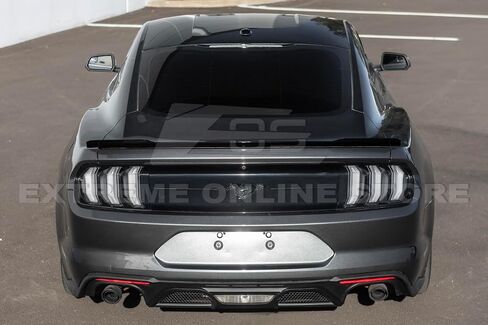 استبدال لنماذج فورد موستانج S550 2015-2023 | الأداء على طراز البطة ABS البلاستيك الجذع الخلفي الغطاء المفسد الجناح (أسود لامع لامع) in Kuwait