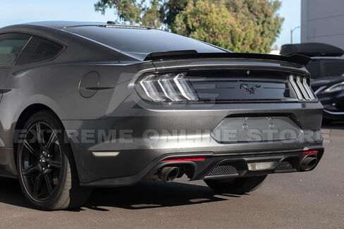 استبدال لنماذج فورد موستانج S550 2015-2023 | الأداء على طراز البطة ABS البلاستيك الجذع الخلفي الغطاء المفسد الجناح (أسود لامع لامع) in Kuwait