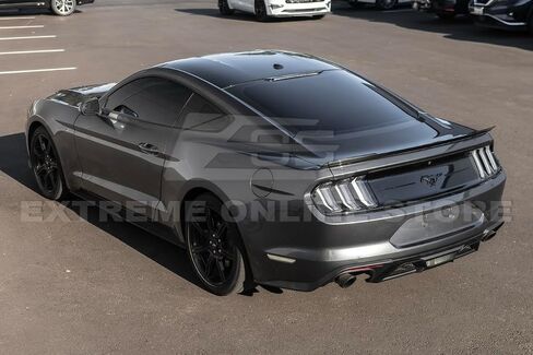 استبدال لنماذج فورد موستانج S550 2015-2023 | الأداء على طراز البطة ABS البلاستيك الجذع الخلفي الغطاء المفسد الجناح (أسود لامع لامع) in Kuwait