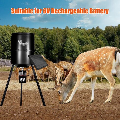 6V 4.5W لوحة شمسية لمغذيات الغزلان ، شاحن شمسي في الهواء الطلق مقاوم للماء متوافق مع بطاريات صيد الكاميرا Trail Trail Camera 6V ، شملت شريحة التثبيت ومقاطع التمساح in Kuwait