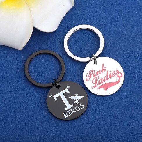Keychin الموسيقي Keychain المسرح الموسيقي معجبي الهدايا T Birds & Pink Ladies مجموعة المجوهرات للمحبي الموسيقي in Saudi Arabia