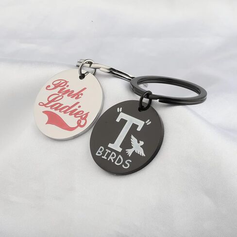 Keychin الموسيقي Keychain المسرح الموسيقي معجبي الهدايا T Birds & Pink Ladies مجموعة المجوهرات للمحبي الموسيقي in Saudi Arabia