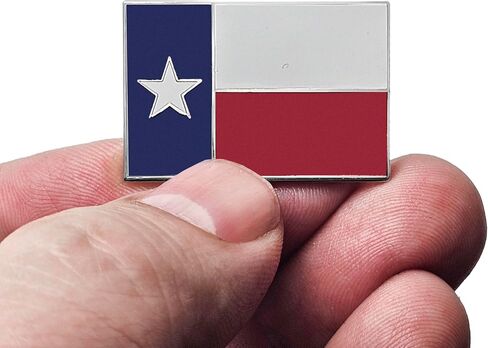 Texas Lone Star USA Flag Pin Barge Monamel Frain Pin مع دعم مغناطيسي للسترة ، حقيبة الظهر ، النصب التذكاري ، الملابس ، حقيبة ، قميص - وطني - روديو in Saudi Arabia