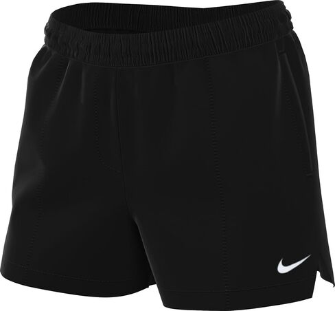 Nike Sportswear Everything Wovens Women's Mid-Rise 5" Shorts (Black/White, FV6622-010) Size Small in Saudi Arabia