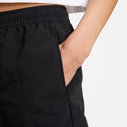Nike Sportswear Everything Wovens Women's Mid-Rise 5" Shorts (Black/White, FV6622-010) Size Small in Saudi Arabia