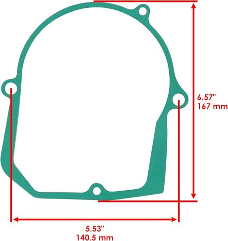 Caltric Stator Gasket Compatible with Yamaha Raptor 80 Yfm80 Yfm-80 2002-2008 in Saudi Arabia