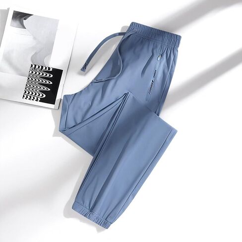 سروال Senistyle for Women Ice Silk Ultra Strend Predable Pant Quick Drying Stretch Struck Prouters أكثر من 50 in Kuwait