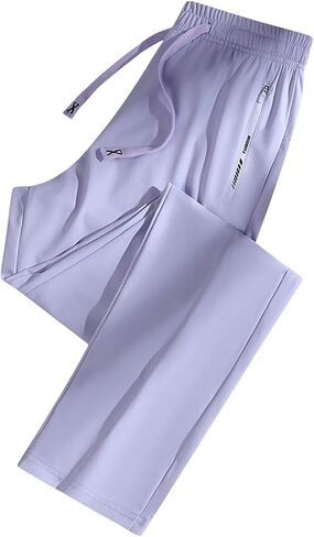 سروال Senistyle for Women Ice Silk Ultra Strend Predable Pant Quick Drying Stretch Struck Prouters أكثر من 50 in Kuwait