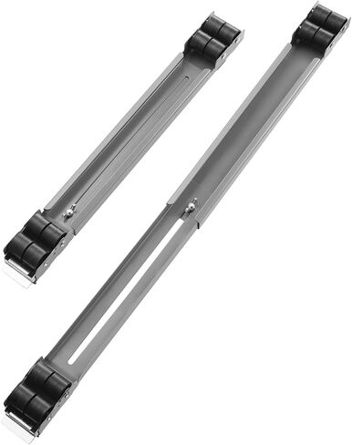 VEVOR Heavy Duty Furniture Appliances Rollers, 660 lbs Total Load, Extendable Appliance Rollers Mobile Washing Machine Base, Fridge Stand Dolly Movers for Refrigerators, Dryers, Dishwashers, Black in Saudi Arabia