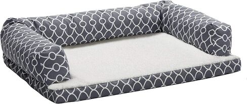 Midwest Homes for Pets BS3654T-FGR Bolstered Orthopaedic Dog Sofa, Extra Large in Kuwait