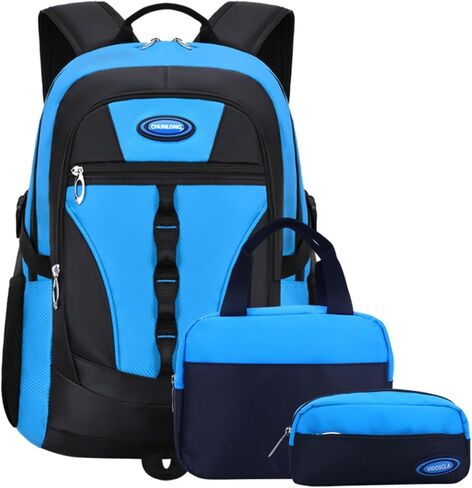 VIDOSCLA Teen Boys School Backpack Set Students Book Bags for Girls Backpack with Lunch Box in Saudi Arabia