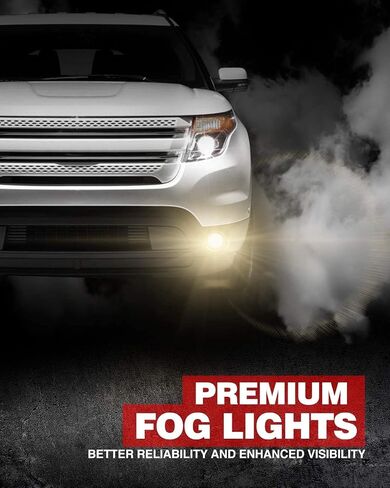 Torchbeam Fog Light Assembly for 08-11 Ford Focus/05-07 Freestyle/05-09 Mustang/05-07 Ranger/08-09 Taurus x/07-14 Clear مع H11 12V 55W Halogen Plubs for 4F9Z15200AA 33900Stka11 in Saudi Arabia