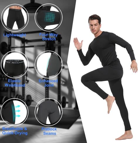 3 Pack Men's Compression Pants, Athletic Tight, Leggings Gym Base Layer Bottoms for Running Workout Sports in Saudi Arabia