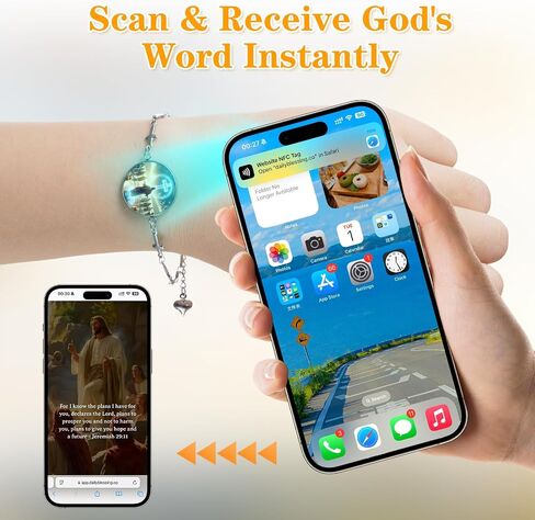 2 Pack Bible Verse Bracelets, Daily Christian Scripture Bracelets Inspirational Bible Christian Wristbands Gifts Wearable Jesus Faith Wristbands for Women Prayer in Saudi Arabia