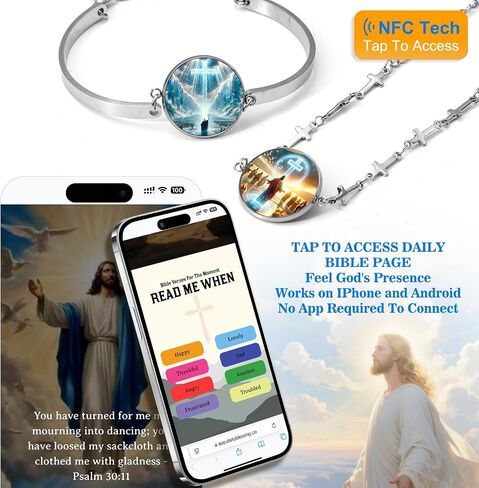 2 Pack Bible Verse Bracelets, Daily Christian Scripture Bracelets Inspirational Bible Christian Wristbands Gifts Wearable Jesus Faith Wristbands for Women Prayer in Saudi Arabia