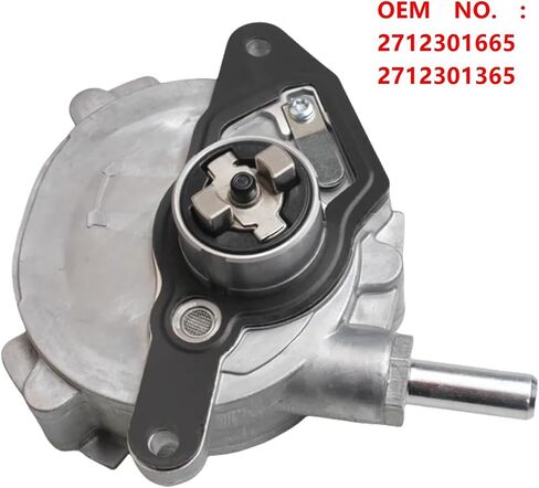 Brake Vacuum Pump ，Compatible With Mercedes Benz W204 C180 C200 W207 W212 E200 E260 R171 SLK200 M271 2712301665 2712301365 in Saudi Arabia