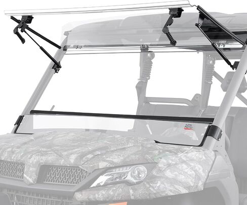 KEMIMOTO Upgraded Flip Front Windshield Compatible with CFMOTO Uforce 1000 / 1000 XL, Upgraded Handles Windshield with Pre-Installed Rubber Strips Scratch-Resistant Front Window Accessories in Saudi Arabia