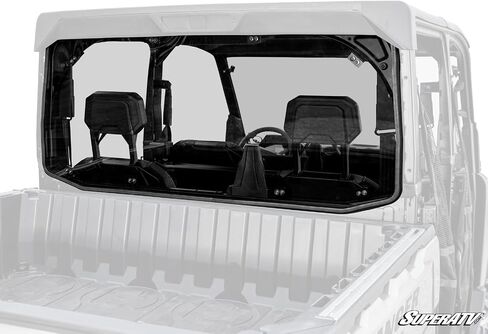 SuperATV Polaris Ranger XD 1500 Scratch-Resistant Rear Windshield in Saudi Arabia