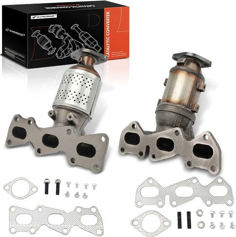 مجموعة محوّلة محوّلة من طراز A-premium الأمامية 2-PC تتوافق مع Hyundai Sonata 2006-2007 ، Azera 2006-2010 ، Entourage 2007-2008 & Kia Sedona ، Amanti ، 3.3L 3.8L ، EPA in Kuwait