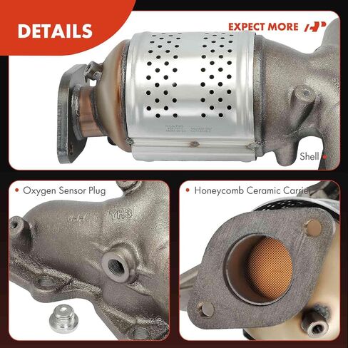 مجموعة محوّلة محوّلة من طراز A-premium الأمامية 2-PC تتوافق مع Hyundai Sonata 2006-2007 ، Azera 2006-2010 ، Entourage 2007-2008 & Kia Sedona ، Amanti ، 3.3L 3.8L ، EPA in Saudi Arabia