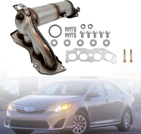 Front Catalytic Converter Fit for Toyota Camry 2012 2013 2014 2.5L L4 Only Fit for PZEV 674-298 25051-0V040 in Saudi Arabia