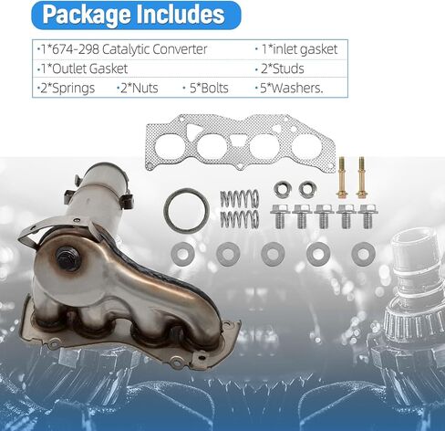 Front Catalytic Converter Fit for Toyota Camry 2012 2013 2014 2.5L L4 Only Fit for PZEV 674-298 25051-0V040 in Saudi Arabia