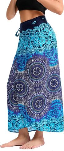 تغطية Sarong للنساء ، Boho Beach Cover Up Skirt مع ربطة عنق in Kuwait