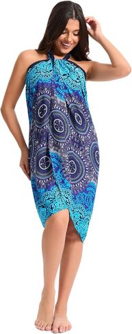 تغطية Sarong للنساء ، Boho Beach Cover Up Skirt مع ربطة عنق in Kuwait