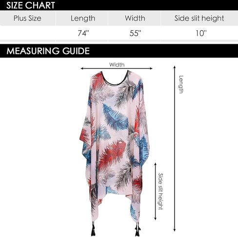 Women's Floral Blouse Loose Batwing Sleeve Beach Cover ups in Saudi Arabia