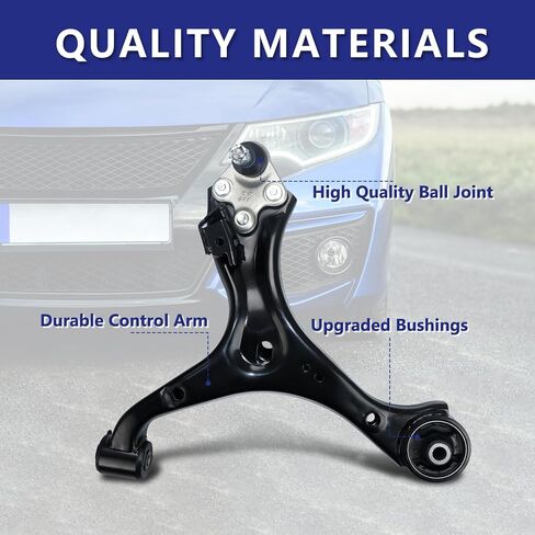 ذراع التحكم ، ذراع التحكم السفلي الأمامي مع BALL SWAY BAR RINK ROND ROD ROD PRESSION FOR 2013-2015 Honda Civic - 8 PCS in Saudi Arabia