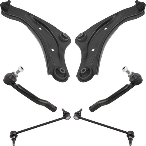 TRQ Front Steering and Suspension Kit Arm with Ball Sway Sway Bar Bar Rink Rox Rod متوافق مع 2011-2017 Nissan Juke 2011-2014 Leaf in Saudi Arabia