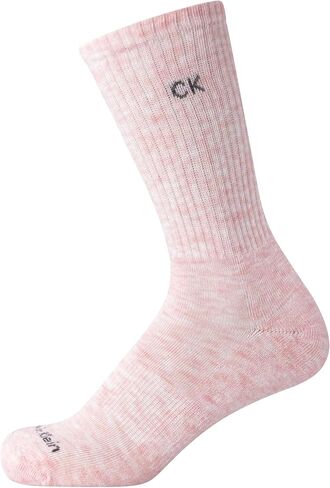 Calvin Klein Women's Crew Socks - 8 Pack Soft Cushion Breathable Athletic Mid Calf Socks for Women (Shoe Size: 4-10) in Saudi Arabia